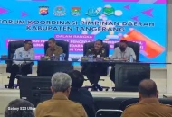 Kasat Narkoba Polresta Tangerang Jadi Narasumber di Rapat Forum Kordinasi Pimpinan Daerah