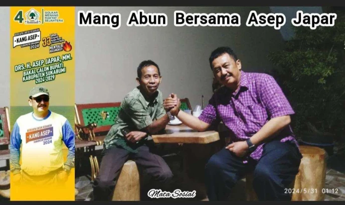 Mang Abun Cileungsing Dukung dan Pilih Asep Japar di Pilkada Sukabumi 2024